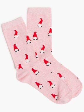 J.Crew ❤️ Holiday Gnome Novelty Knit Boot Socks